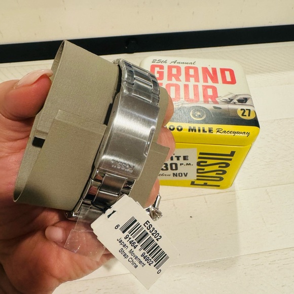 FOSSIL Riley Multifunction Stainless Steel Watch - Picture 3 of 5